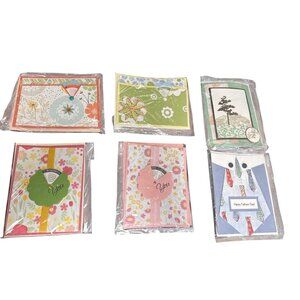Handmade Greeting Cards Variety Pack Assorted Occasions Floral Designs
